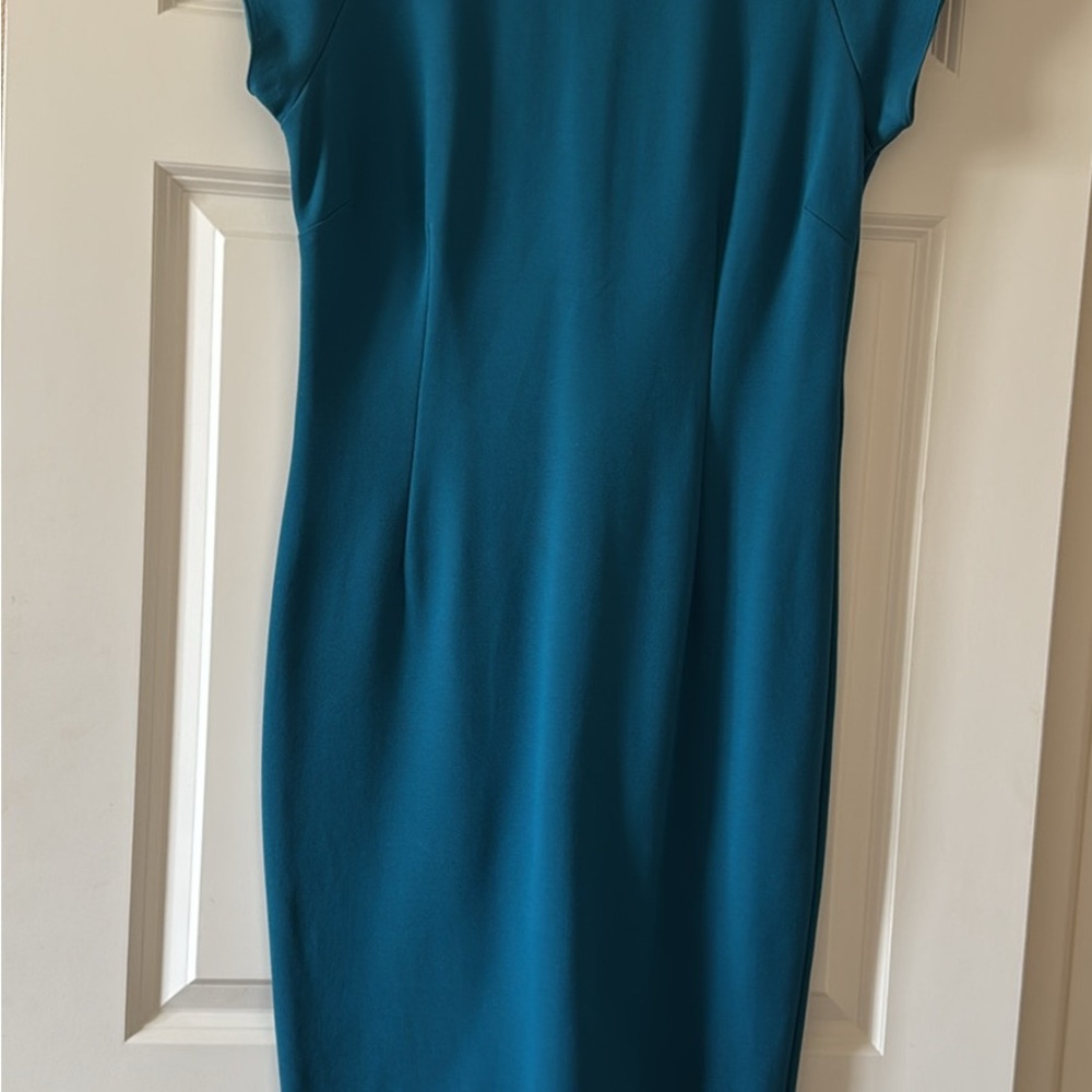 Stella McCartney Teal Midi Dress
